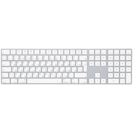 Apple | Magic Keyboard with Numeric Keypad | Standard | Wireless | EN/RU Apple | Magic Keyboard with Numeric Keypad | Standard | Wireless | EN/RU