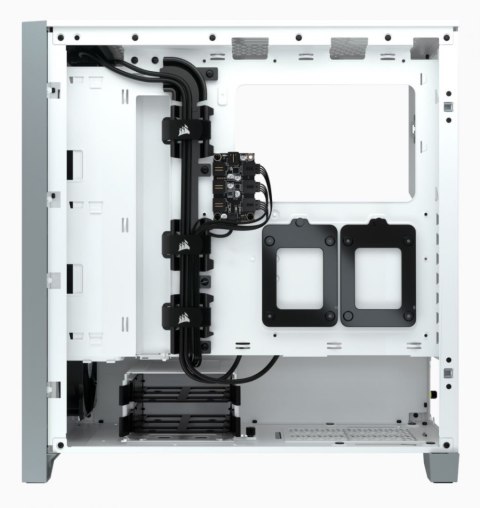 Corsair | Obudowa Mid-Tower ATX ze szkłem hartowanym | iCUE 4000X RGB | Okno boczne | Mid-Tower | Biały | Zasilacz w zestawie Ni Corsair | Obudowa Mid-Tower ATX ze szkłem hartowanym | iCUE 4000X RGB | Okno boczne | Mid-Tower | Biały | Zasilacz w zestawie Ni