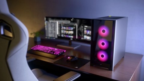 Corsair | Tempered Glass Mid-Tower ATX Case | iCUE 4000X RGB | Side window | Mid-Tower | Black | Power supply included No | ATX Corsair | Tempered Glass Mid-Tower ATX Case | iCUE 4000X RGB | Side window | Mid-Tower | Black | Power supply included No | ATX