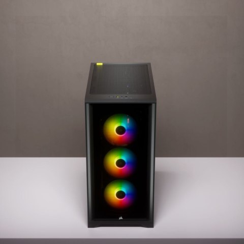 Corsair | Tempered Glass Mid-Tower ATX Case | iCUE 4000X RGB | Side window | Mid-Tower | Black | Power supply included No | ATX Corsair | Tempered Glass Mid-Tower ATX Case | iCUE 4000X RGB | Side window | Mid-Tower | Black | Power supply included No | ATX