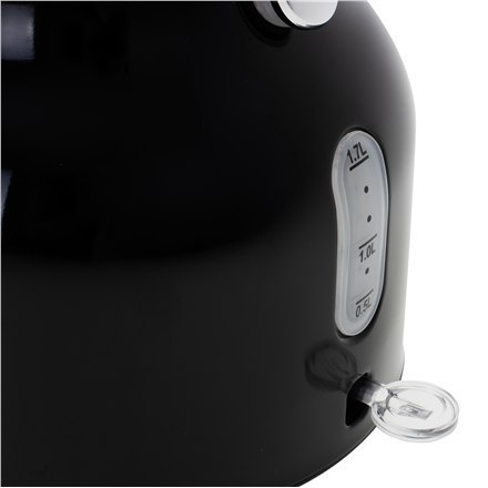 Czajnik z termometrem Adler AD 1346b | Elektryczny | 2200 W | 1.7 L | Ze stali nierdzewnej | Obracana podstawa 360° | Kolor czar Czajnik z termometrem Adler AD 1346b | Elektryczny | 2200 W | 1.7 L | Ze stali nierdzewnej | Obracana podstawa 360° | Kolor czar