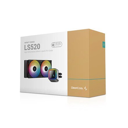 Deepcool | LS520 A-RGB | CPU Liquid Cooler | Black | Intel, AMD Deepcool | LS520 A-RGB | CPU Liquid Cooler | Black | Intel, AMD