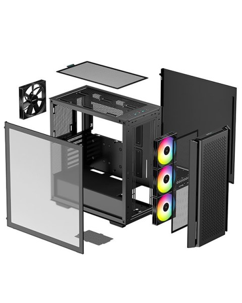 Deepcool | MID TOWER CASE | CG540 | Side window | Black | Mid-Tower | Power supply included No | ATX PS2 Deepcool | MID TOWER CASE | CG540 | Side window | Black | Mid-Tower | Power supply included No | ATX PS2
