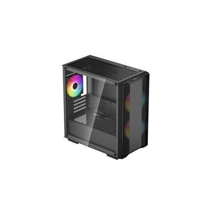 Deepcool | Micro-ATX CASE | CC360 | Black | Mini-ITX / Micro-ATX | Zasilacz w zestawie Nie | ATX PS2 (maksymalna długość: 160mm) Deepcool | Micro-ATX CASE | CC360 | Black | Mini-ITX / Micro-ATX | Zasilacz w zestawie Nie | ATX PS2 (maksymalna długość: 160mm)