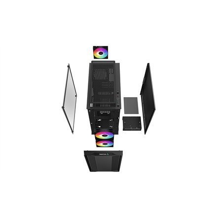 Deepcool | Micro-ATX CASE | CC360 | Black | Mini-ITX / Micro-ATX | Zasilacz w zestawie Nie | ATX PS2 (maksymalna długość: 160mm) Deepcool | Micro-ATX CASE | CC360 | Black | Mini-ITX / Micro-ATX | Zasilacz w zestawie Nie | ATX PS2 (maksymalna długość: 160mm)