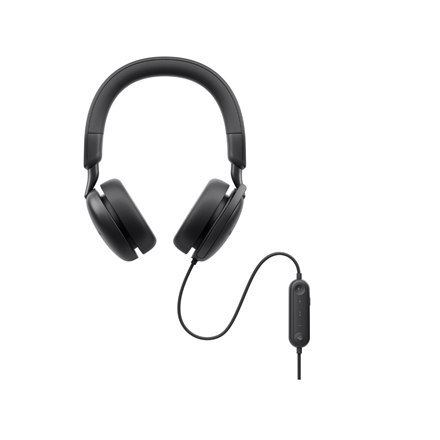 Dell Pro Wired On-Ear Headset WH5024 Built-in microphone ANC USB Type-A Black Dell Pro Wired On-Ear Headset WH5024 Built-in microphone ANC USB Type-A Black