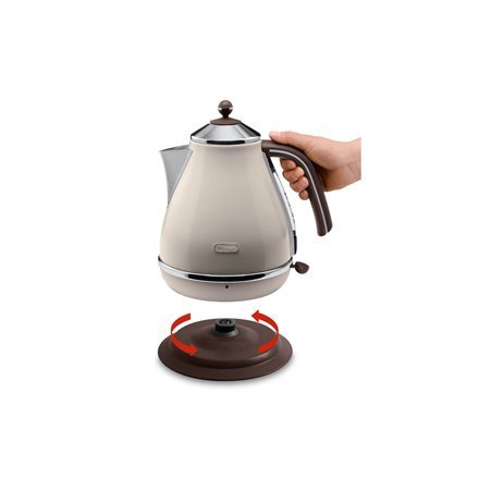 Delonghi | KBOV 2001.BG | Czajnik standardowy | 2000 W | 1,7 L | Stal nierdzewna | Podstawa obrotowa 360° | Beżowy Delonghi | KBOV 2001.BG | Czajnik standardowy | 2000 W | 1,7 L | Stal nierdzewna | Podstawa obrotowa 360° | Beżowy