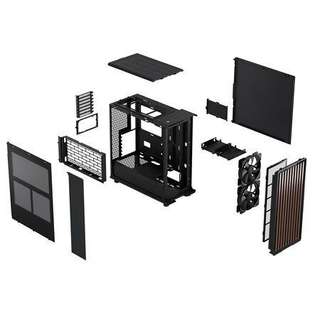 Fractal Design | North | Węgiel Czarny | Zasilacz Nie Dołączony | ATX Fractal Design | North | Węgiel Czarny | Zasilacz Nie Dołączony | ATX