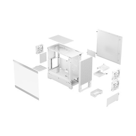 Fractal Design | Pop Air RGB | Okno boczne | White TG Clear Tint | ATX, mATX, Mini ITX | Zasilacz w zestawie Nie | ATX Fractal Design | Pop Air RGB | Okno boczne | White TG Clear Tint | ATX, mATX, Mini ITX | Zasilacz w zestawie Nie | ATX