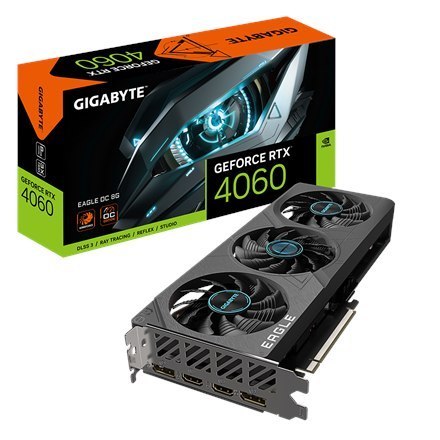 Gigabyte | GeForce RTX 4060 EAGLE OC 8G | NVIDIA GeForce RTX 4060 | 8 GB Gigabyte | GeForce RTX 4060 EAGLE OC 8G | NVIDIA GeForce RTX 4060 | 8 GB
