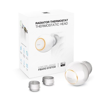 Fibaro | Głowica termostatu grzejnikowego | Z-Wave | Biały Fibaro | Głowica termostatu grzejnikowego | Z-Wave | Biały