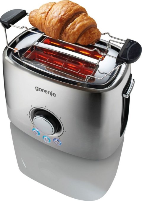 Gorenje | Toaster | T1000E | Power 1000 W | Number of slots 2 | Housing material Metal | Stainless Steel Gorenje | Toaster | T1000E | Power 1000 W | Number of slots 2 | Housing material Metal | Stainless Steel