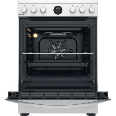 INDESIT | Kuchenka | IS67V8CHW/E | Typ płyty Vitroceramic | Typ piekarnika Electric | Biały | Szerokość 60 cm | Grillowanie | Gł INDESIT | Kuchenka | IS67V8CHW/E | Typ płyty Vitroceramic | Typ piekarnika Electric | Biały | Szerokość 60 cm | Grillowanie | Gł