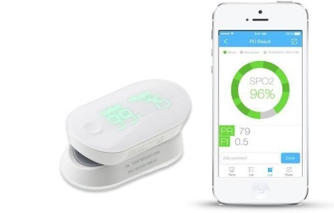 IOS 7.0+, Android 4.0+ | Air | Model: PO3, Classification: Internally powered, type BF | Wireless pulse oximeter IOS 7.0+, Android 4.0+ | Air | Model: PO3, Classification: Internally powered, type BF | Wireless pulse oximeter
