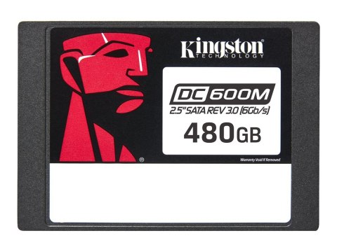 Kingston DC600M | 480 GB | Format dysku SSD 2,5" | Interfejs dysku półprzewodnikowego SATA Rev. 3.0 | Prędkość odczytu 560 MB/s Kingston DC600M | 480 GB | Format dysku SSD 2,5" | Interfejs dysku półprzewodnikowego SATA Rev. 3.0 | Prędkość odczytu 560 MB/s