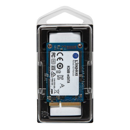 Kingston | KC600 | 1000 GB | Format SSD | Interfejs SSD mSATA | Prędkość odczytu 550 MB/s | Prędkość zapisu 520 MB/s Kingston | KC600 | 1000 GB | Format SSD | Interfejs SSD mSATA | Prędkość odczytu 550 MB/s | Prędkość zapisu 520 MB/s