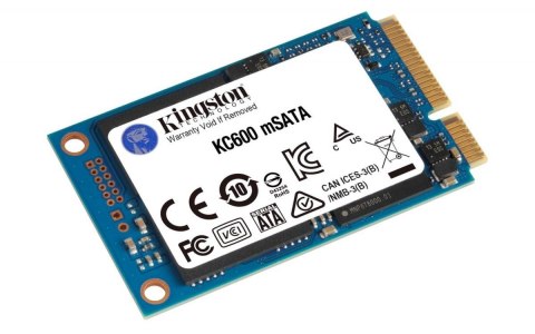 Kingston | KC600 | 512 GB | Format SSD | Interfejs SSD mSATA | Prędkość odczytu 550 MB/s | Prędkość zapisu 520 MB/s Kingston | KC600 | 512 GB | Format SSD | Interfejs SSD mSATA | Prędkość odczytu 550 MB/s | Prędkość zapisu 520 MB/s