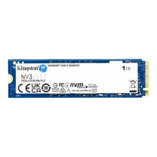 Kingston SSD | NV3 | 1000 GB | Format dysku SSD M.2 2280 | Interfejs dysku półprzewodnikowego PCIe NVMe Gen 4.0 (x4) | Prędkość 