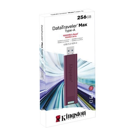 Kingston | USB 3.2 Flash Drive | DataTraveler MAX | 256 GB | USB 3.2 Kingston | USB 3.2 Flash Drive | DataTraveler MAX | 256 GB | USB 3.2
