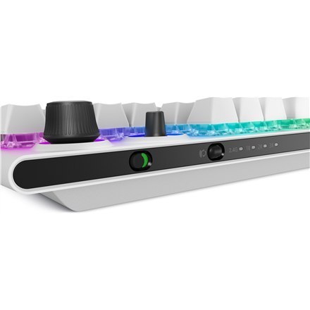 Klawiatura do gier Dell Alienware Tri-Mode AW920K bezprzewodowa z podświetleniem RGB LED, US, Lunar Light, Bluetooth, klawiatura Klawiatura do gier Dell Alienware Tri-Mode AW920K bezprzewodowa z podświetleniem RGB LED, US, Lunar Light, Bluetooth, klawiatura