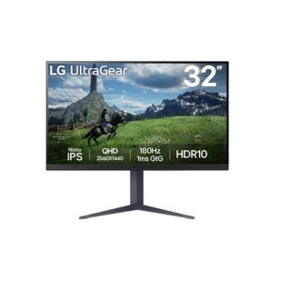 LG 32GS85Q-B | 32 " | IPS | QHD | 16:9 | 180 Hz | 1 ms | 2560 x 1440 pikseli | 350 cd/m² | 2 porty HDMI