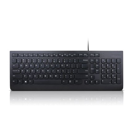 Lenovo | Essential | Essential Wired Keyboard Estońska | Standardowa | Przewodowa | EE | 1,8 m | Czarna | 570 g Lenovo | Essential | Essential Wired Keyboard Estońska | Standardowa | Przewodowa | EE | 1,8 m | Czarna | 570 g
