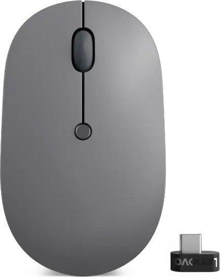 Lenovo | Go USB-C Wireless Mouse | Storm Grey Lenovo | Go USB-C Wireless Mouse | Storm Grey