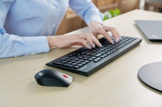 Lenovo | Professional | Professional Wireless Keyboard and Mouse Combo - US English with Euro symbol | Keyboard and Mouse Set | 