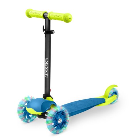Hulajnoga trójkołowa Ricokids Loco - niebiesko-zielona Hulajnoga trójkołowa Ricokids Loco - niebiesko-zielona