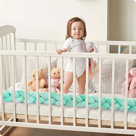 Otulacz do łóżeczka Ricokids 3m - miętowy Otulacz do łóżeczka Ricokids 3m - miętowy