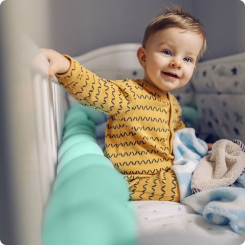 Otulacz do łóżeczka Ricokids 3m - miętowy Otulacz do łóżeczka Ricokids 3m - miętowy