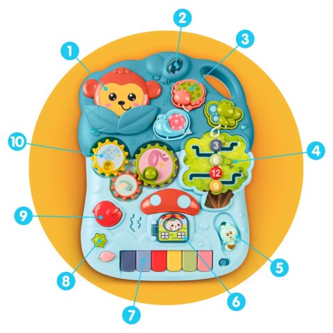Stolik edukacyjny 4w1 Ricokids zielony 781500 Stolik edukacyjny 4w1 Ricokids zielony 781500