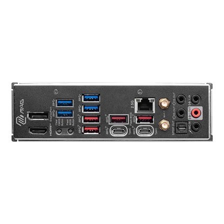MSI | MAG Z790 TOMAHAWK MAX WIFI | Gniazdo procesora LGA1700 | Typ chipsetu Intel Z790 | Obsługiwana technologia pamięci RAM DDR MSI | MAG Z790 TOMAHAWK MAX WIFI | Gniazdo procesora LGA1700 | Typ chipsetu Intel Z790 | Obsługiwana technologia pamięci RAM DDR