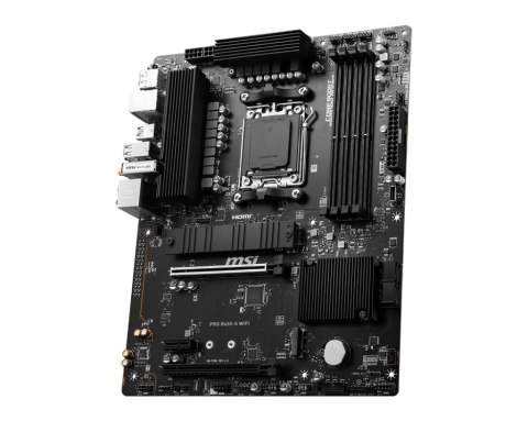 MSI | PRO B650-S WIFI | Rodzina procesorów AMD | Gniazdo procesora AM5 | DDR5 | Obsługiwane interfejsy dysków twardych SATA, M.2 MSI | PRO B650-S WIFI | Rodzina procesorów AMD | Gniazdo procesora AM5 | DDR5 | Obsługiwane interfejsy dysków twardych SATA, M.2