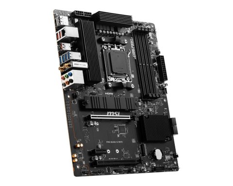 MSI | PRO B650-S WIFI | Rodzina procesorów AMD | Gniazdo procesora AM5 | DDR5 | Obsługiwane interfejsy dysków twardych SATA, M.2 MSI | PRO B650-S WIFI | Rodzina procesorów AMD | Gniazdo procesora AM5 | DDR5 | Obsługiwane interfejsy dysków twardych SATA, M.2