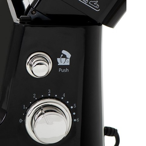 Mesko | MS 4217 | Pojemność misy 3,5 L | 1200 W | Liczba prędkości 6 | Materiał wałka | Stal nierdzewna/czarny Mesko | MS 4217 | Pojemność misy 3,5 L | 1200 W | Liczba prędkości 6 | Materiał wałka | Stal nierdzewna/czarny