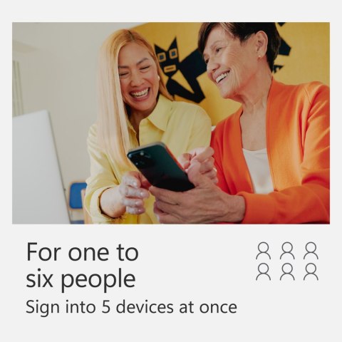 Microsoft | 365 Family | 6GQ-01897 | M365 Family | FPP | Okres licencji 1 rok (y) | Angielski | EuroZone Medialess Microsoft | 365 Family | 6GQ-01897 | M365 Family | FPP | Okres licencji 1 rok (y) | Angielski | EuroZone Medialess