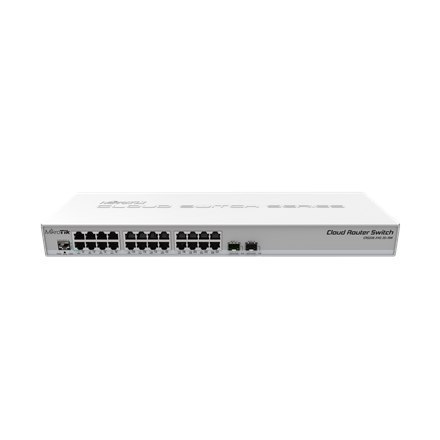 MikroTik | Cloud Router Switch CRS326-24G-2S+RM | Zarządzany L3 | Do montażu w szafie | Porty 1 Gb/s (RJ-45) w liczbie 24 | Port MikroTik | Cloud Router Switch CRS326-24G-2S+RM | Zarządzany L3 | Do montażu w szafie | Porty 1 Gb/s (RJ-45) w liczbie 24 | Port