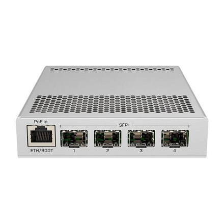 MikroTik | Switch | CRS305-1G-4S+IN | Web managed | Desktop | Porty 1 Gbps (RJ-45) w ilości 1 | Porty SFP+ w ilości 4 MikroTik | Switch | CRS305-1G-4S+IN | Web managed | Desktop | Porty 1 Gbps (RJ-45) w ilości 1 | Porty SFP+ w ilości 4