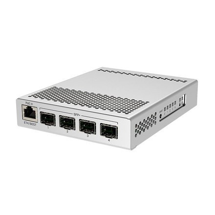 MikroTik | Switch | CRS305-1G-4S+IN | Web managed | Desktop | Porty 1 Gbps (RJ-45) w ilości 1 | Porty SFP+ w ilości 4 MikroTik | Switch | CRS305-1G-4S+IN | Web managed | Desktop | Porty 1 Gbps (RJ-45) w ilości 1 | Porty SFP+ w ilości 4