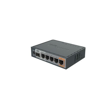Mikrotik Wired Ethernet Router RB760iGS, hEX S, Dual Core 880MHz CPU, 256MB RAM, 16 MB (MicroSD), 5xGigabit LAN, 1xSFP, USB, IPs Mikrotik Wired Ethernet Router RB760iGS, hEX S, Dual Core 880MHz CPU, 256MB RAM, 16 MB (MicroSD), 5xGigabit LAN, 1xSFP, USB, IPs