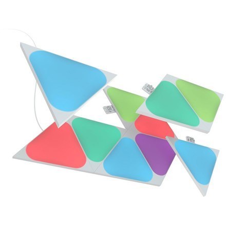 Nanoleaf | Shapes Triangles Mini Expansion Pack (10 panels) | 1 x 0.54 W | 16M+ colours | 2.4GHz WiFi b/g/n; Nanoleaf | Shapes Triangles Mini Expansion Pack (10 panels) | 1 x 0.54 W | 16M+ colours | 2.4GHz WiFi b/g/n;