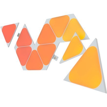 Nanoleaf | Shapes Triangles Mini Expansion Pack (10 panels) | 1 x 0.54 W | 16M+ colours | 2.4GHz WiFi b/g/n; Nanoleaf | Shapes Triangles Mini Expansion Pack (10 panels) | 1 x 0.54 W | 16M+ colours | 2.4GHz WiFi b/g/n;