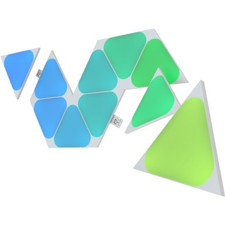 Nanoleaf | Shapes Triangles Mini Expansion Pack (10 panels) | 1 x 0.54 W | 16M+ colours | 2.4GHz WiFi b/g/n; Nanoleaf | Shapes Triangles Mini Expansion Pack (10 panels) | 1 x 0.54 W | 16M+ colours | 2.4GHz WiFi b/g/n;