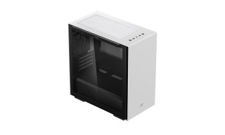Obudowa komputerowa Deepcool MACUBE 110 WH w kolorze białym, formatu mATX, z dołączonym zasilaczem ATX PS2 (długość poniżej 170 