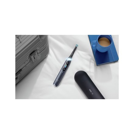 Oral-B | iO8 Series Duo | Elektryczna szczoteczka do zębów | Akumulatorowa | Dla dorosłych | ml | Liczba główek | Czarny Onyks/B Oral-B | iO8 Series Duo | Elektryczna szczoteczka do zębów | Akumulatorowa | Dla dorosłych | ml | Liczba główek | Czarny Onyks/B