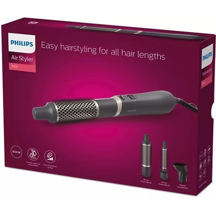 Philips | Hair Styler | BHA301/00 3000 Series | Gwarancja 24 miesiące | Temperatura (maks.) °C | Liczba poziomów grzania 3 | Wyś Philips | Hair Styler | BHA301/00 3000 Series | Gwarancja 24 miesiące | Temperatura (maks.) °C | Liczba poziomów grzania 3 | Wyś
