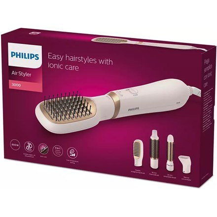 Philips | Hair Styler | BHA310/00 3000 Series | Gwarancja 24 miesiące | Kondycjonowanie jonowe | Temperatura (maks.) °C | Liczba Philips | Hair Styler | BHA310/00 3000 Series | Gwarancja 24 miesiące | Kondycjonowanie jonowe | Temperatura (maks.) °C | Liczba