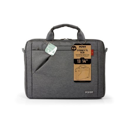 PORT DESIGNS Sydney ECO | Pasuje do rozmiaru 13-14 " | Etui na laptopa | Szary | Pasek na ramię PORT DESIGNS Sydney ECO | Pasuje do rozmiaru 13-14 " | Etui na laptopa | Szary | Pasek na ramię