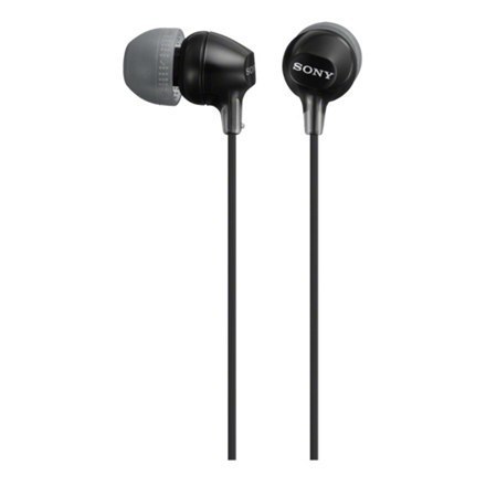 Sony | MDR-EX15LP | Słuchawki douszne | Czarny | Seria EX Sony | MDR-EX15LP | Słuchawki douszne | Czarny | Seria EX
